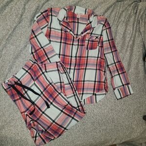 Women's Victoria's Secret Plaid Pajama Set Size L
